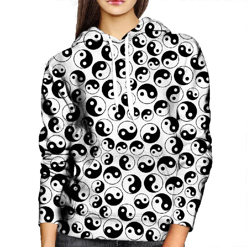 Can't Miss The Yin And The Yang Womens Hoodie