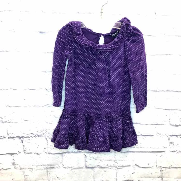Sale Event Chaps Purple Size 3T Girls Dress