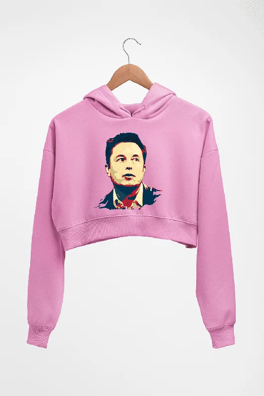 Loyalty Reward Elon Musk Crop HOODIE FOR WOMEN