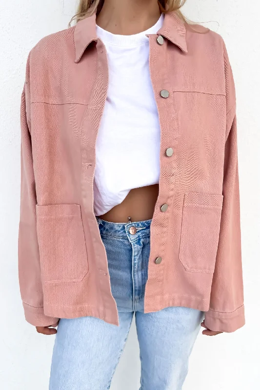 Year-End Sale Luisa Denim Jacket Pink