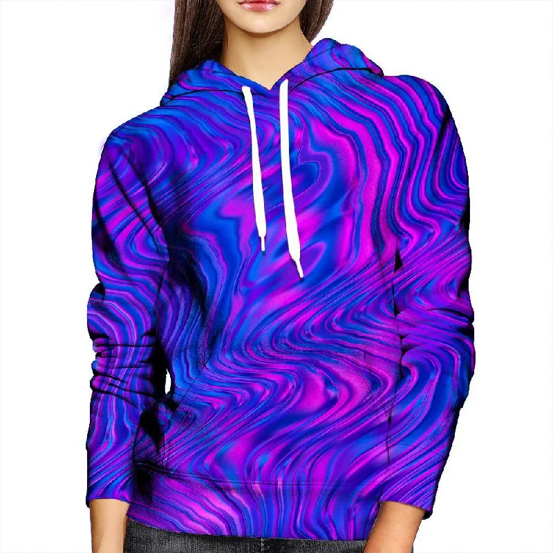 Purple Love Womens Hoodie