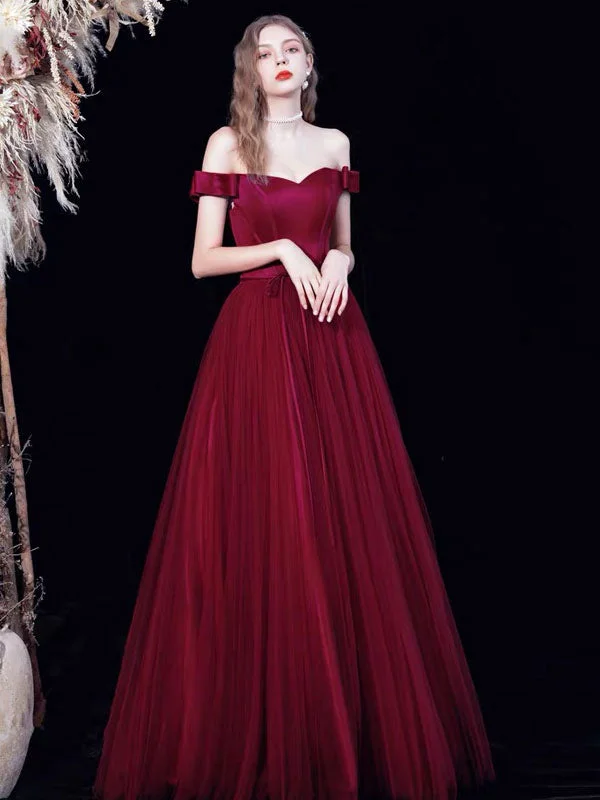Super Savings Amazing Evening Dress A-Line Bateau Neck Satin Fabric Floor-Length Formal Dinner Dresses Burgundy Pageant Dress Super Savings Amazing Evening Dress A-Line Bateau Neck Satin Fabric Floor-Length Formal Dinner Dresses Burgundy Pageant Dress