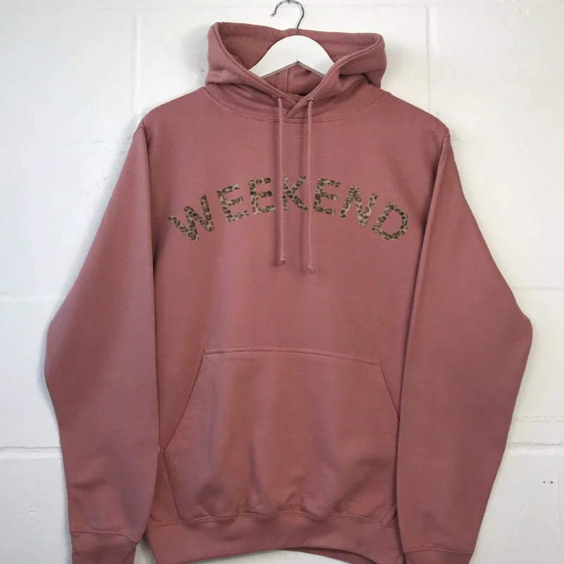 Can't Miss Weekend Leopard Print Hoodie (MRK X)