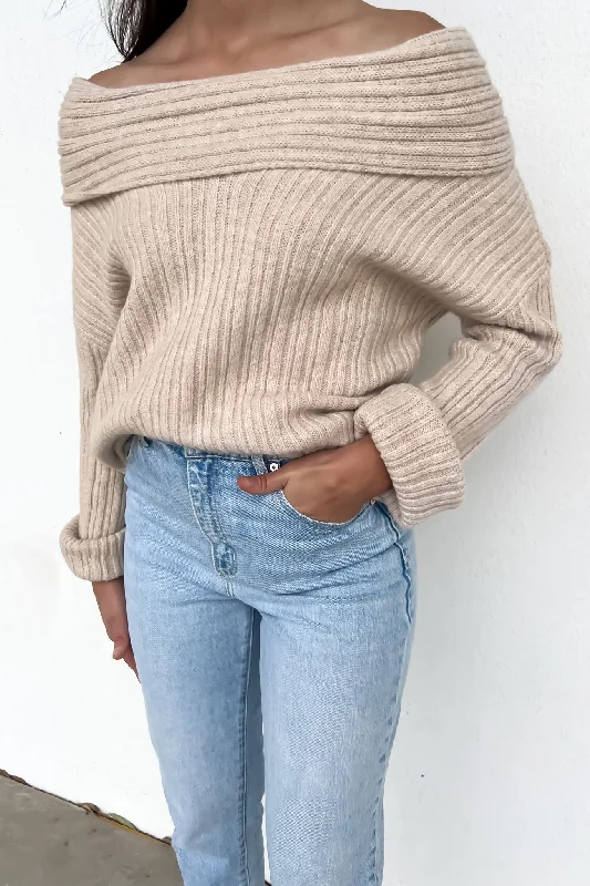 Quick Sale Kristina Knit Jumper Beige