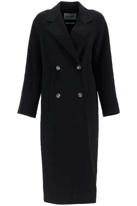 Shop and Save IVY OAK clara double-breasted wool coat