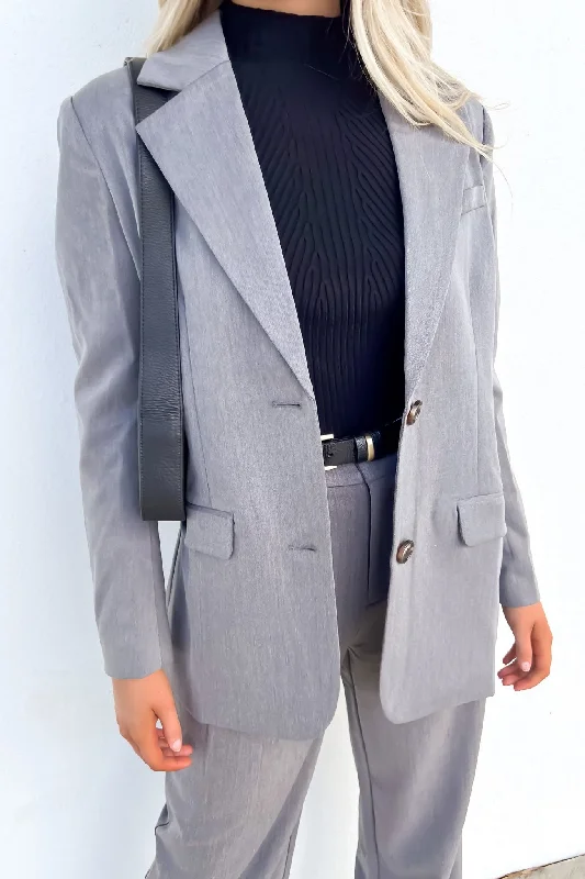 Discount Extravaganza Lottie Blazer Charcoal
