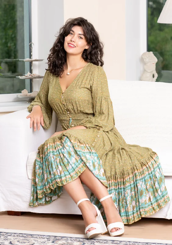 Weekend Deal Simona Green Jasmin Dress