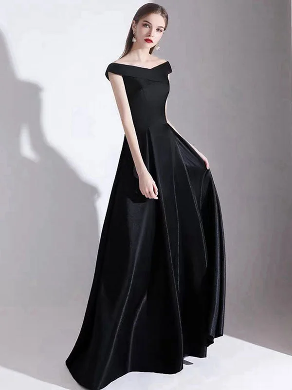Price Reduction Modern Evening Dress A Line Bateau Neck Satin Fabric Floor Length Formal Party Dresses Price Reduction Modern Evening Dress A Line Bateau Neck Satin Fabric Floor Length Formal Party Dresses
