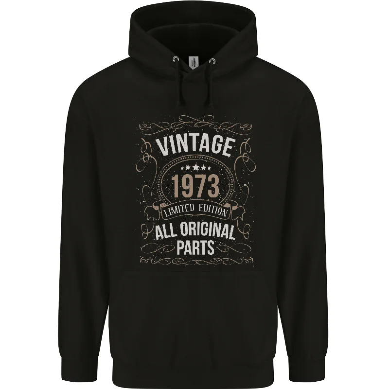 51st Birthday Limited Edition 1973 Mens 80% Cotton Hoodie