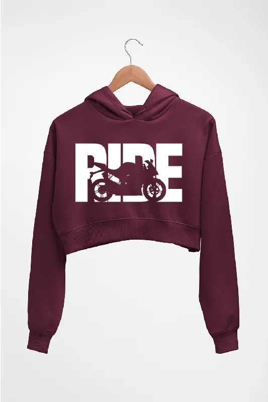 Stock Up and Save Ride Superbike Crop HOODIE FOR WOMEN