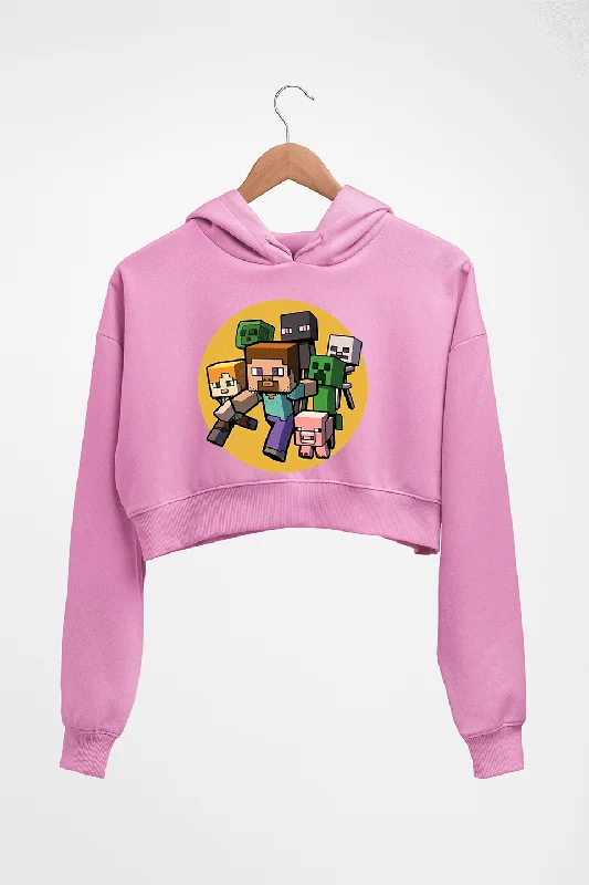 Minecraft Crop HOODIE FOR WOMEN