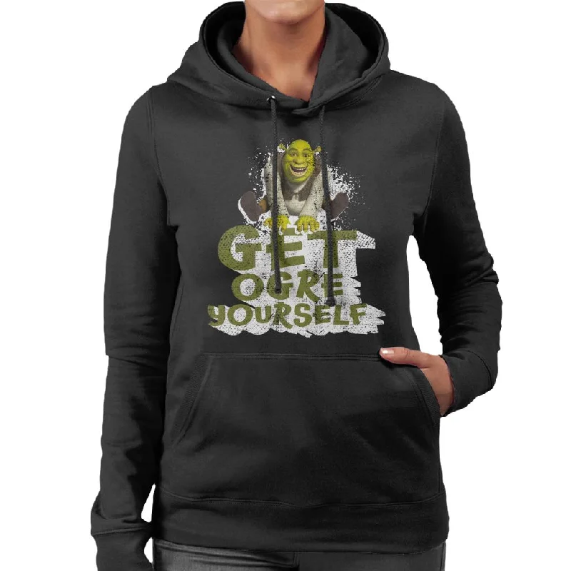 Best Deals Shrek Get Ogre Yourself Women's Hooded Sweatshirt