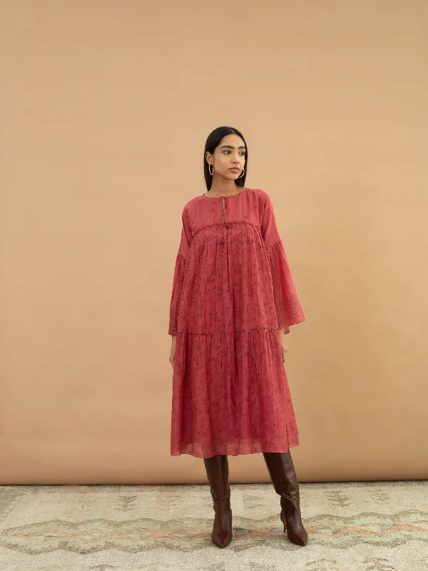 Stock Clearance Rosehip Tiered Dress