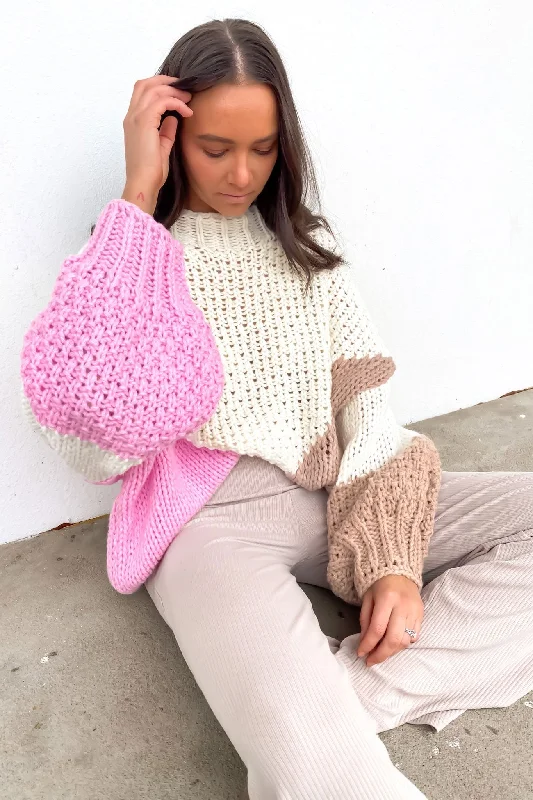 Limited Time Discount Zack Knit Pink Multi