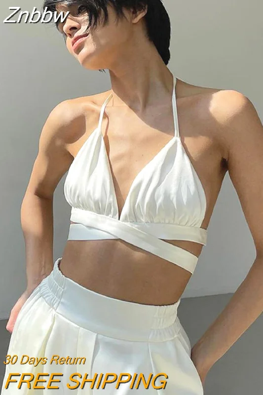 White Crop Top