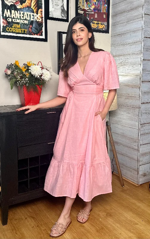 Holiday Sale Bella Pink Maxi Dress