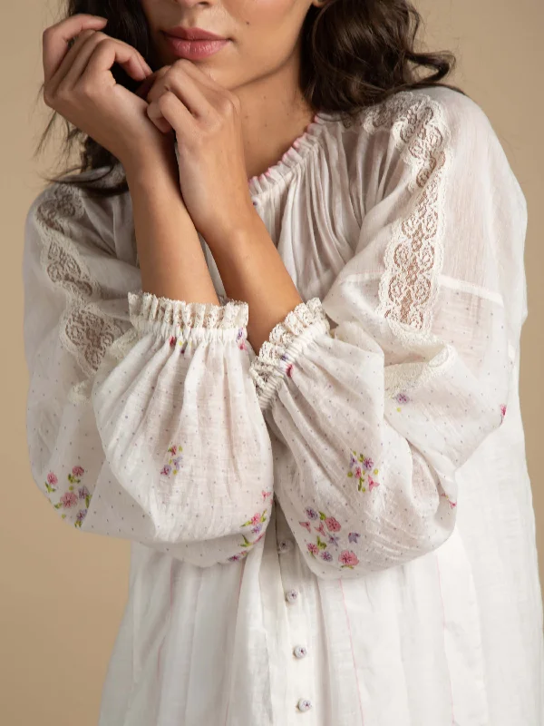 Hurry In Nora Lace Tunic