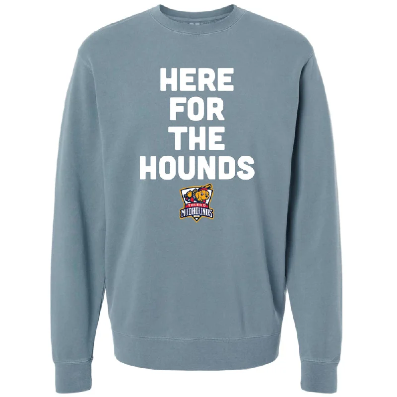 Deal Explosion Toledo Mud Hounds Here for the Hounds Crewneck