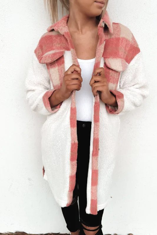 Markdowns Adele Cosy Shacket Melon