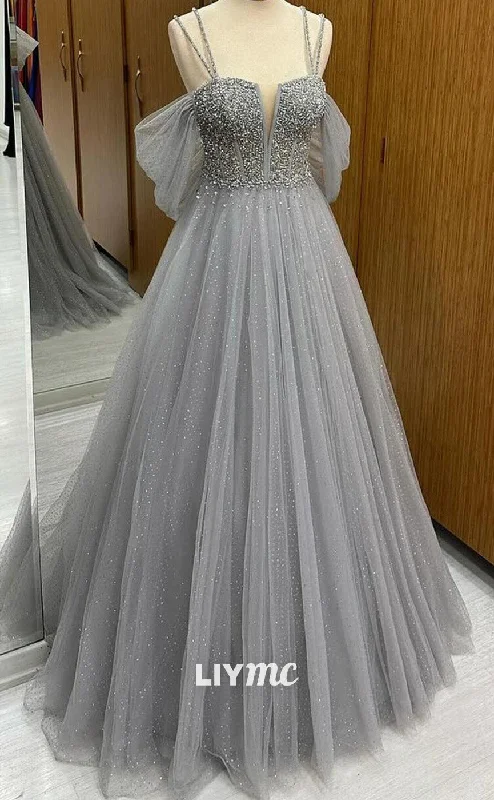 Price Slash LP2242 - Cocktail Dress Off-Shoulder Appliques Beaded A-Line Ball Gown Prom Dress Price Slash LP2242 - Cocktail Dress Off-Shoulder Appliques Beaded A-Line Ball Gown Prom Dress