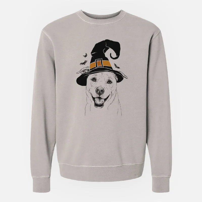 Huge Savings Witch Carl the Mixed Breed - Unisex Pigment Dyed Crew Sweatshirt