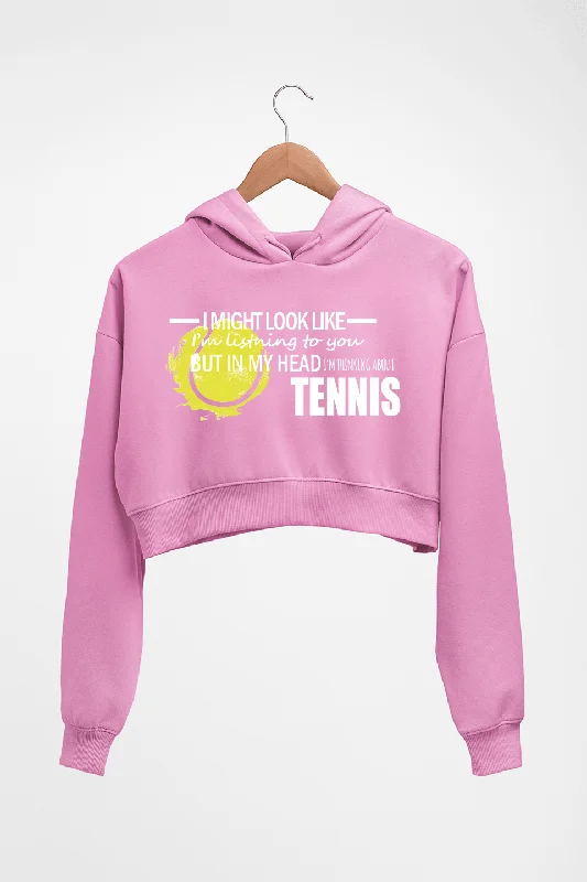 Savings Bonanza Tennis Crop HOODIE FOR WOMEN