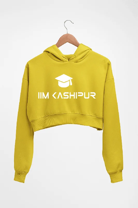 Can't Miss IIM Kashipur Crop HOODIE FOR WOMEN