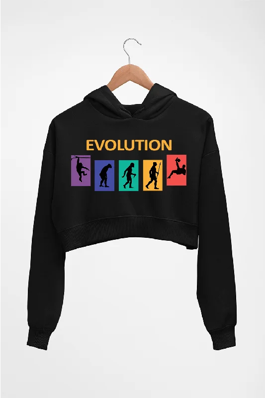 Price Drop Evolution Football Crop HOODIE FOR WOMEN
