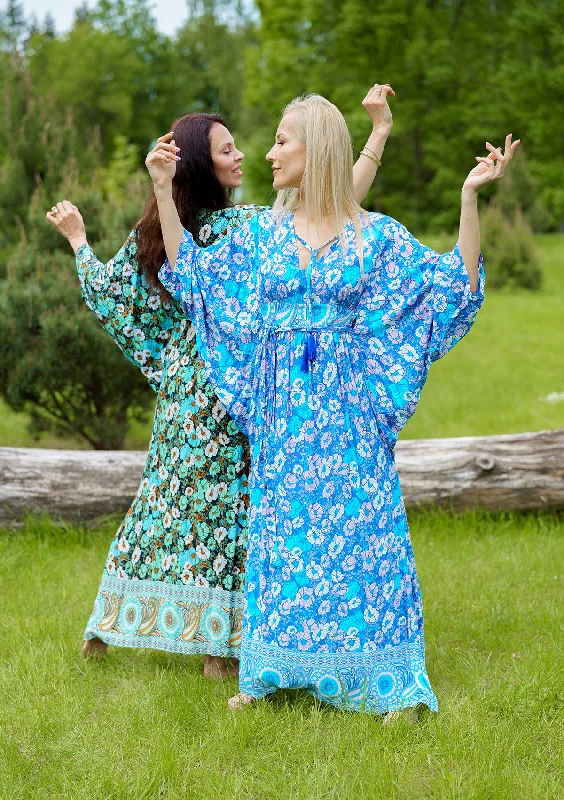 Kristina Kaftan Blue Dress