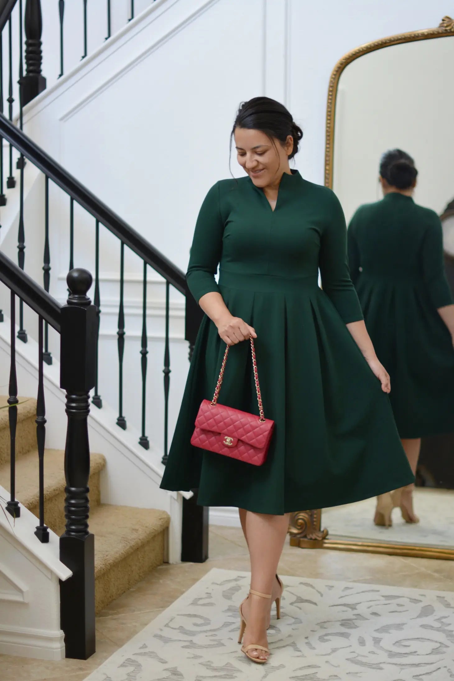 Overstock Santorini Emerald Green Dress