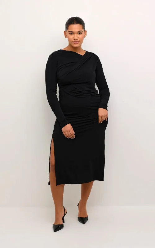 Kaffe Curve- Caidi Jersey Dress