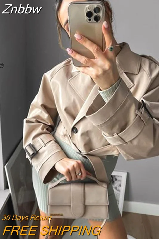 Price Rollback Znbbw TRAF Women Spring Autumn Fashion Slim Jacket Office Lady Simple Casual Short Sweet Solid Double Breasted Jacket Coat Top Price Rollback Znbbw TRAF Women Spring Autumn Fashion Slim Jacket Office Lady Simple Casual Short Sweet Solid Double Breasted Jacket Coat Top