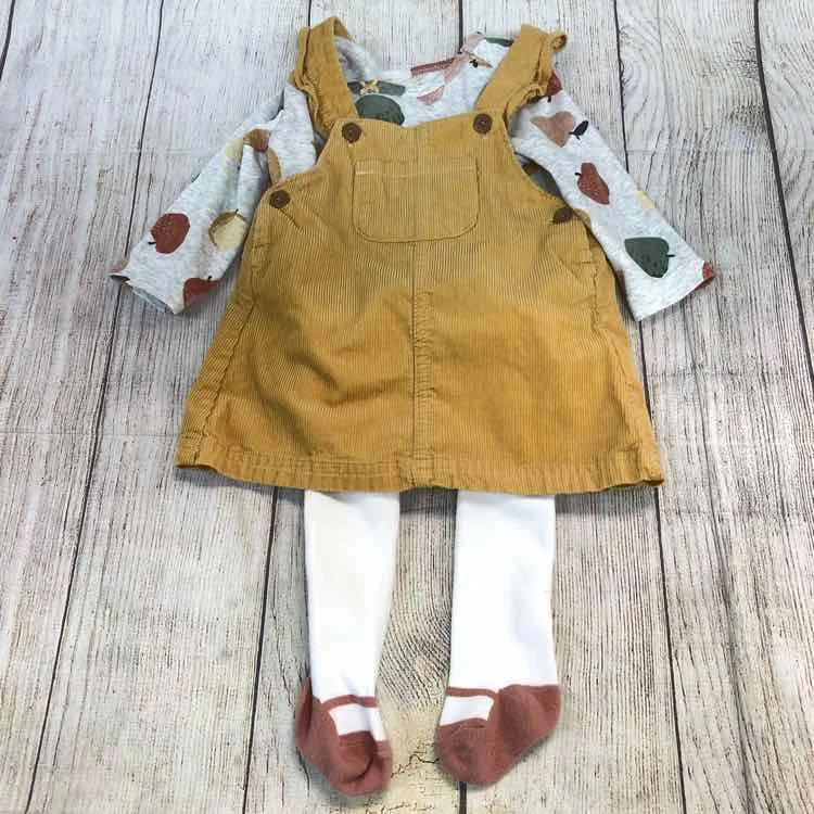 Midnight Madness Carters Mustard Size 6 Months Girls Dress