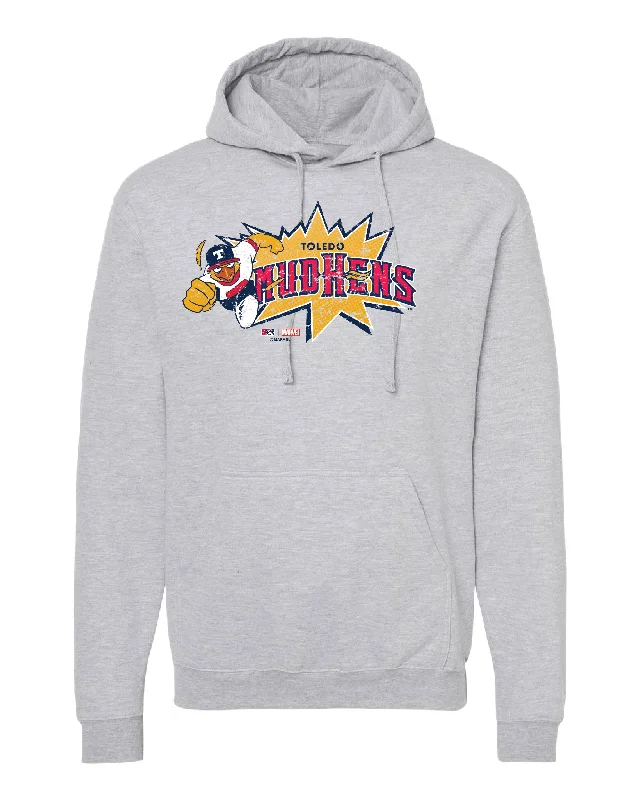 Toledo Mud Hens Marvel's Defenders of the Diamond Adult Burst Hood