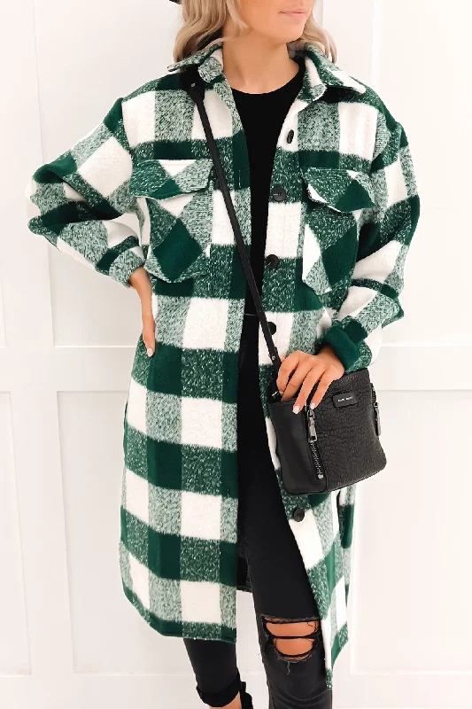 Daily Specials Maillie Shacket Green