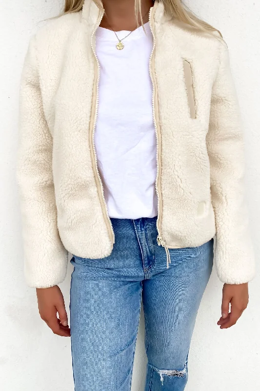 Extra Discounts Wuzer Fuzzer Zip Sweater Cloud