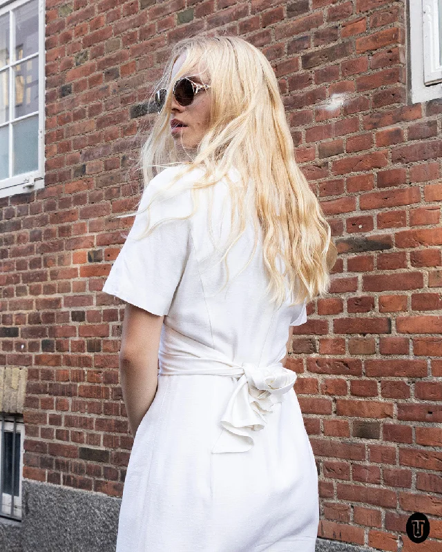 Referral Discount 1990s Jean-Louis Scherrer White Dress S