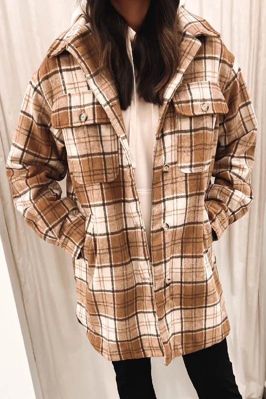 Fantastic Deals Fleetwood Check Shacket Check
