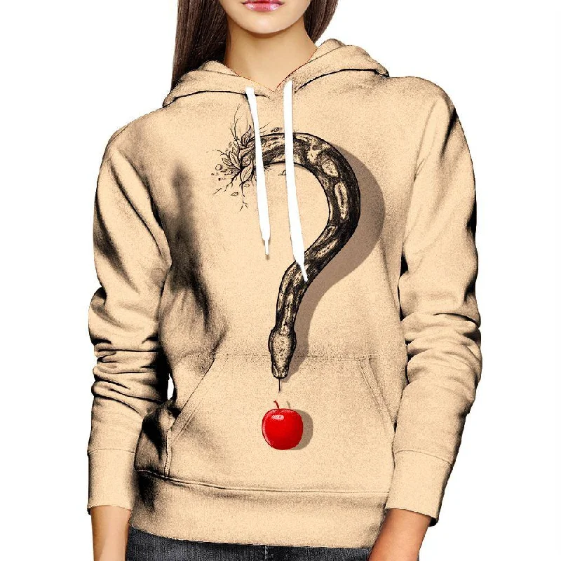 Curious Temptation Womens Hoodie