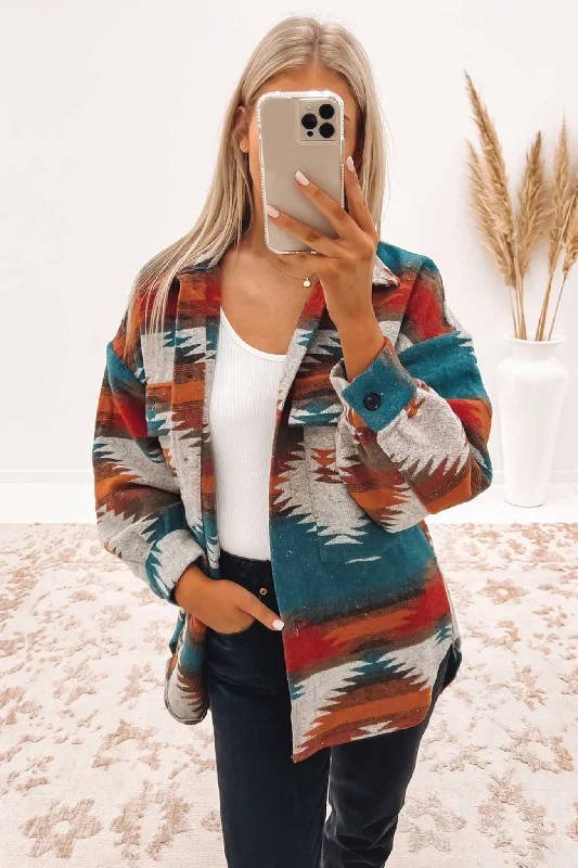 Stock Up and Save Alyce Shacket Aztec