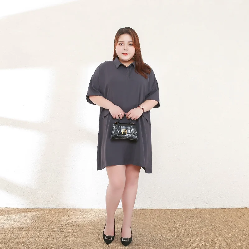 Discount Deals Hope Plus Size Shirt Dress