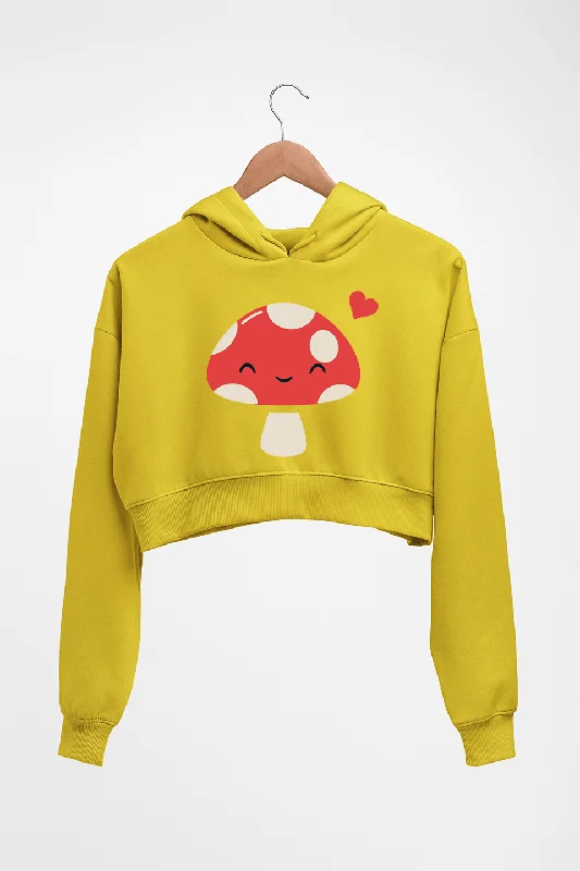 Mushroom Crop HOODIE FOR WOMEN