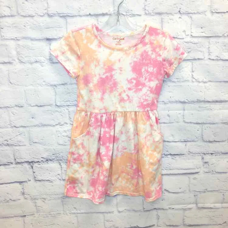Overstock Cat & Jack Pink Size 6 Girls Dress