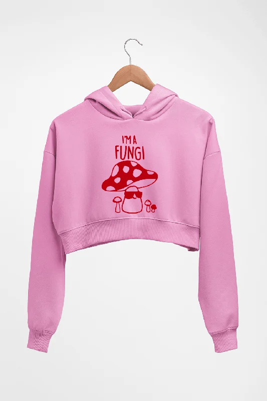 Mushroom Crop HOODIE FOR WOMEN