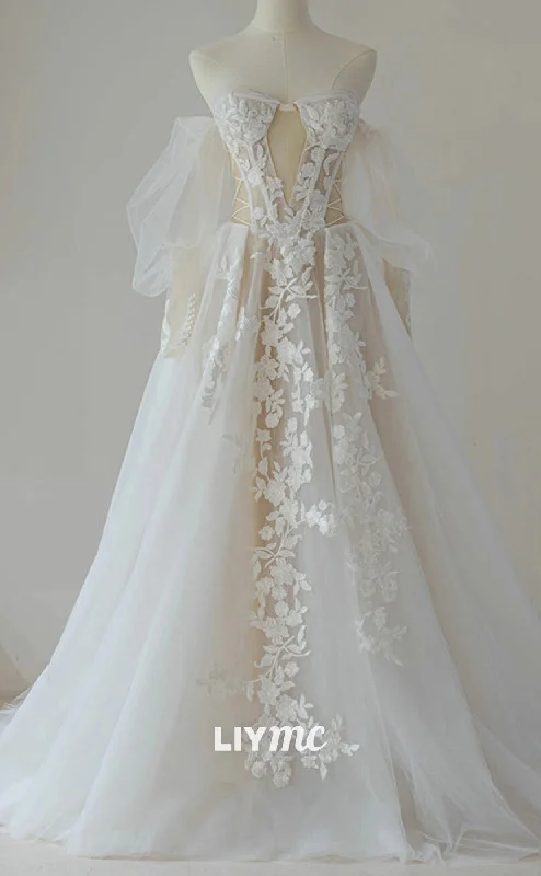 Shop and Save LP1900 - Light Champagne A-Line Lace Tulle Long Prom Dress, Lace Tulle Formal Dress Shop and Save LP1900 - Light Champagne A-Line Lace Tulle Long Prom Dress, Lace Tulle Formal Dress