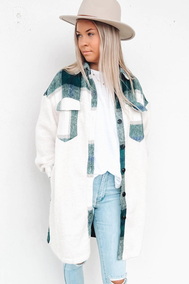 Sneak Peek Sale Adele Shacket Emerald