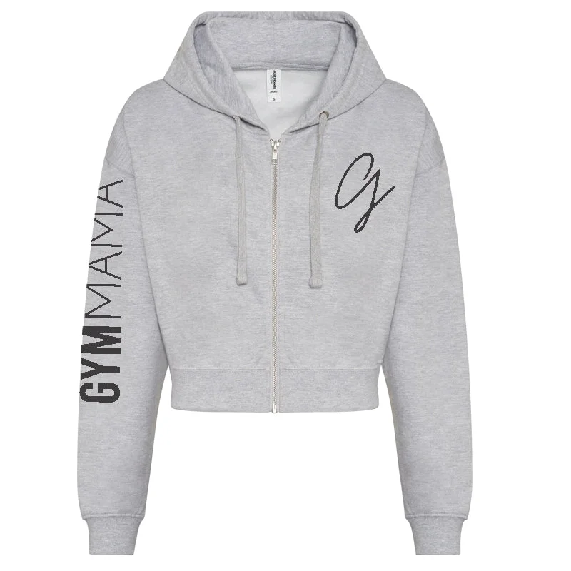 Bargain Prices Gym Mama Adapt Zipped Crop Hoodie