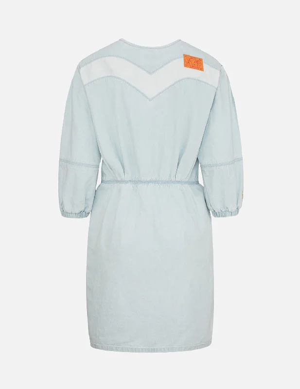 Unmissable Offer Daicock Insert Denim Dress