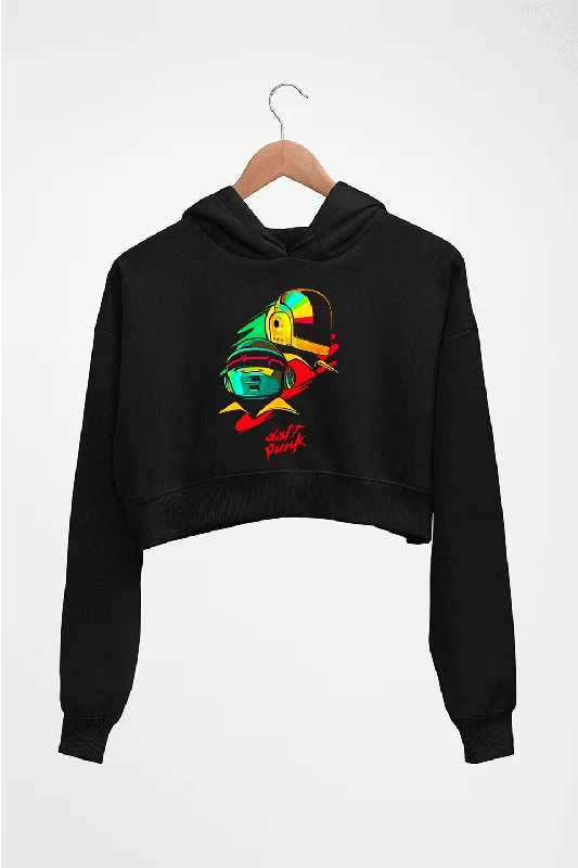 Daft Punk Crop HOODIE FOR WOMEN