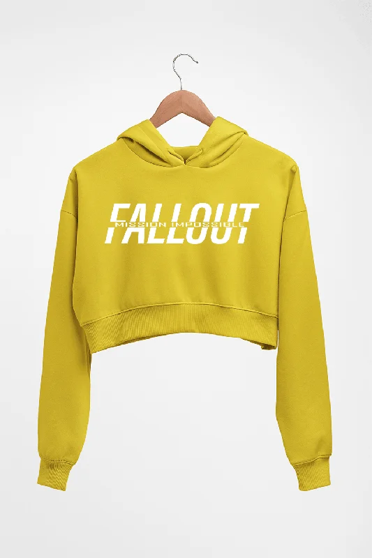 Savings Bonanza Mission Impossible (MI) Fallout Crop HOODIE FOR WOMEN
